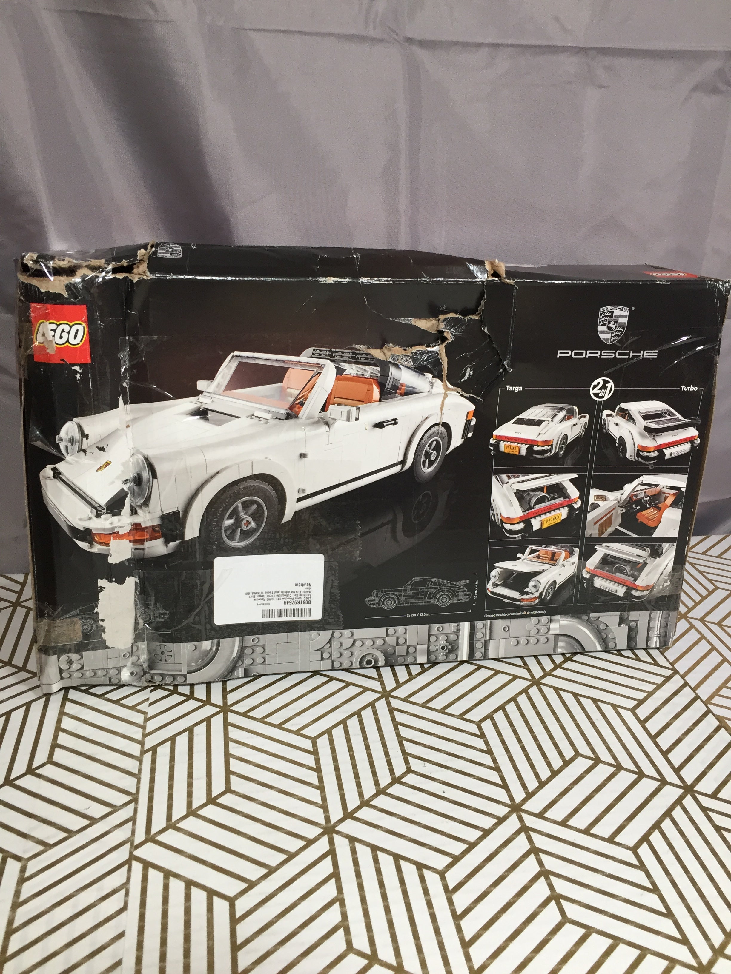LEGO Icons Porsche 911 10295 Building Set, BOX DAMAGE/SEALED BAGS (8066827354350)